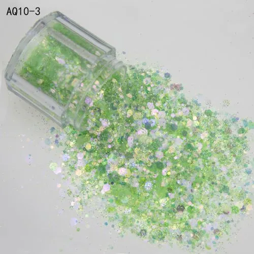 Magical Green Glitter – High Sparkle Iridescent Green Glitter for Resin Crafts, Tumblers, Nail Art, Slime & DIY Projects