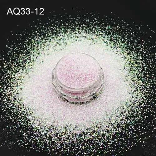 AQ33-12-wholesale Manufacturer supply Iridescent Cosmetic Glitter Chunky Mixed Polyester Bulk Craft glitter