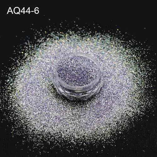 AQ44-6-Wholesale Chunky Mix Bulk Grade Glitter Cosmetic Iridescent Glitter