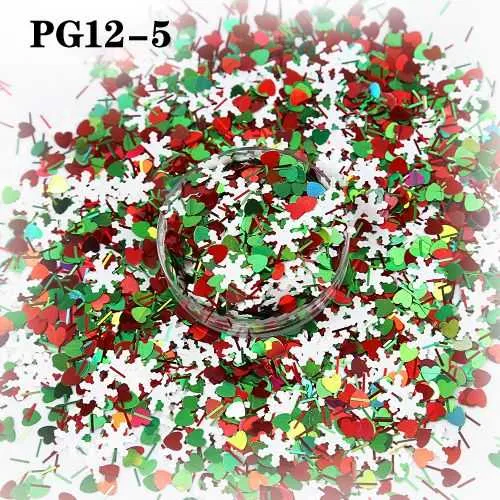 Snowflakes Mixed with Heart-Shaped Glitter – High Sparkle Non-Toxic Craft Glitter for Resin Projects, Nail Art, Tumblers, Scrapbooking, Card Making & DIY Decorations