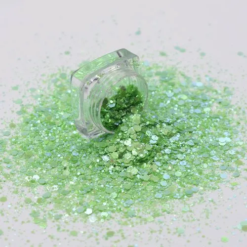 SRC06-factory supply Non-Toxic Polyester Glitter Powder DIY Mixed Chunky glitter