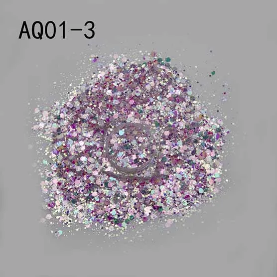 AQ01-3 From Crafts to Couture Glitter's Versatility in the Creative World