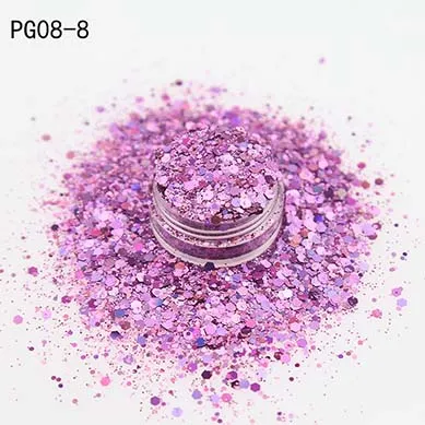 PG08-8Make a statement with a mix of glitter in the shape of love