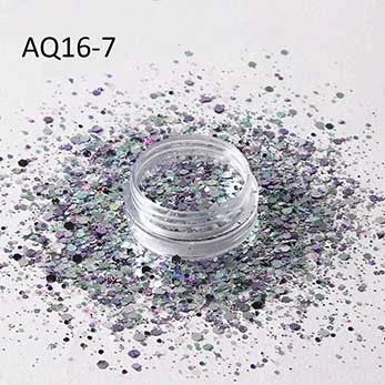 AQ16-7Metallic Silver Glitter – Brilliant Mirror-Like Shine for DIY & Professional Projects