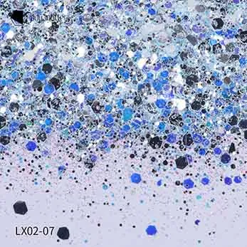 LX02-07Iridescent Glitter – Large Particle, High Gloss Nail Art, Resin & DIY Glitter LX02-07Iridescent Glitter – Large Particle, High Gloss Nail Art, Resin & DIY Glitter