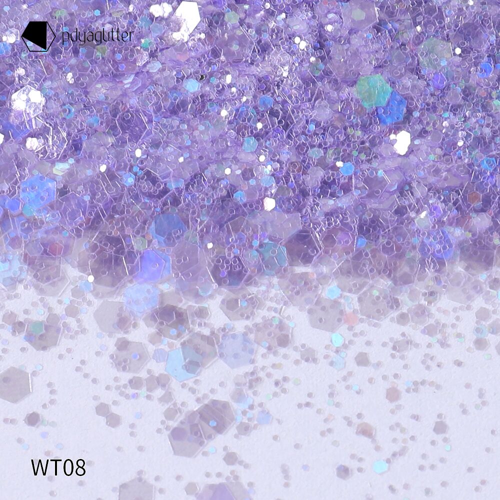 Magical Purple Glitter Powder— Ultra-shiny texture Large, uniform particles Smooth application Magical Purple Glitter Powder— Ultra-shiny texture Large, uniform particles Smooth application